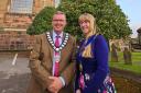 Councillors Andy and Rose Hall in Whitchurch.
