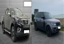 The group stole a Nissan Navara and a Range Rover.