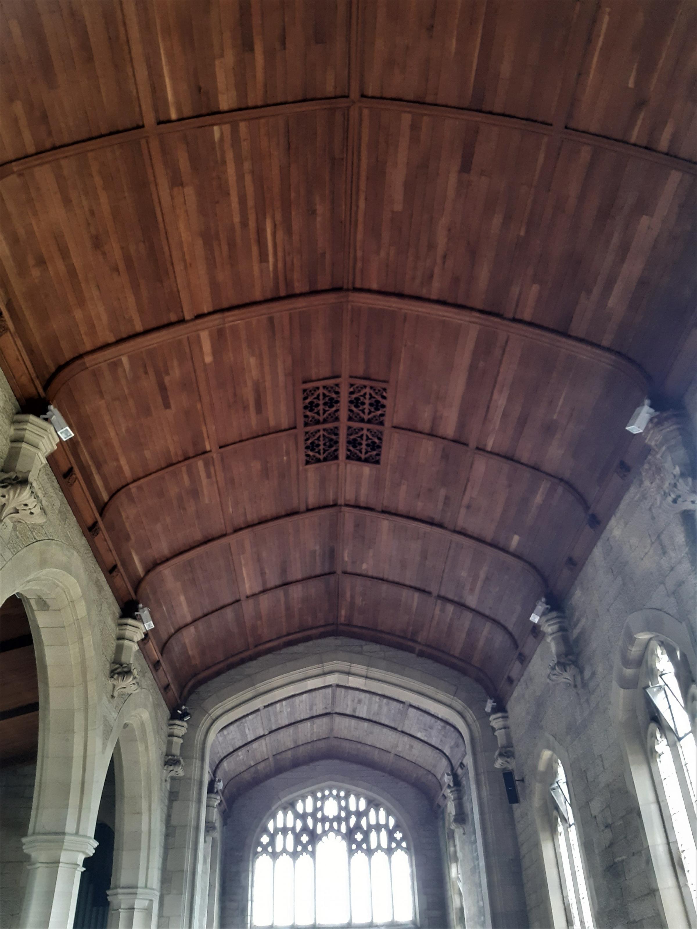 Inside St Marys Church, Northop Hall. 