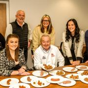 Now Food Centre University of Chester, Taste Cheshire Sausage Competition. Picture judging none and flavoured sausages. pic: Simon Warburton