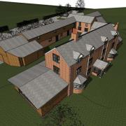 An artist's impression of what Top Farm, Croughton would look like following the revamp.