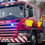 Firefighters were called out to a crash at Delamere.
