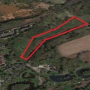 The site for the planned equestrian development in Cheshire.