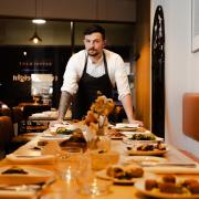 Head chef Jay Tanner at twenty eight, Chester.