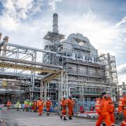 Workers at Stanlow refinery