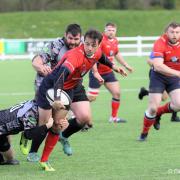 Acction from Chester's 31-0 home win over Otley in April 2019. Image by Paul Best.