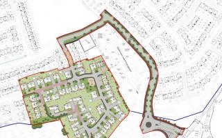 The Moat Farm development off Wrexham Road in Chester. Image by Redrow from planning docs.