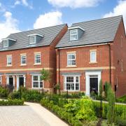 A typical street scene at a David Wilson Homes development in Cheshire.
