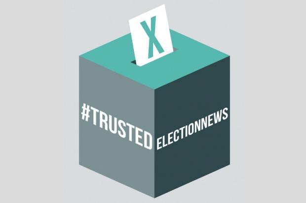 Trusted Election News logo