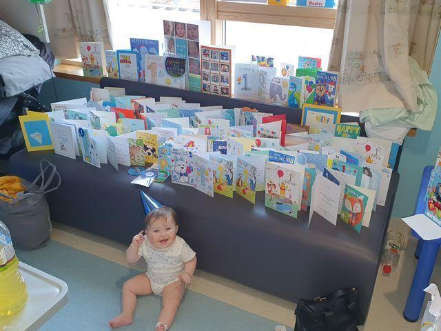 Dexter Blake marked his first birthday in January in hospital.