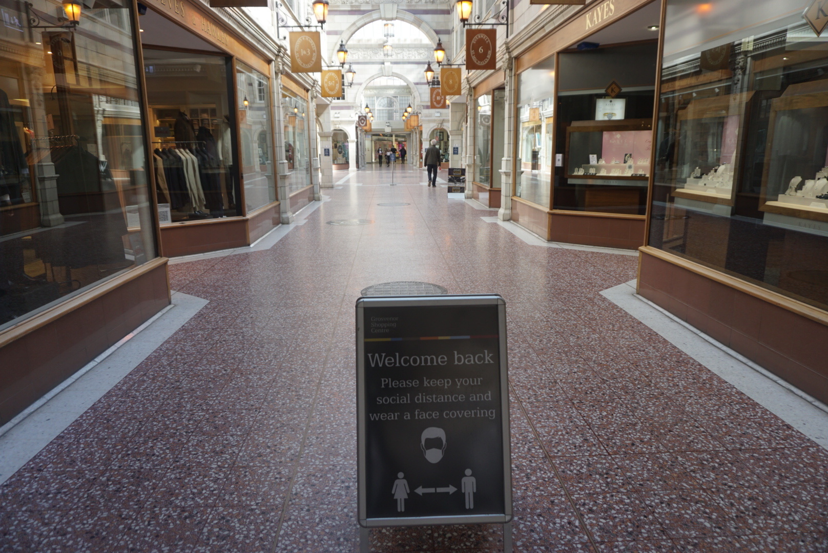 Grosvenor Shopping Centre is open once more.