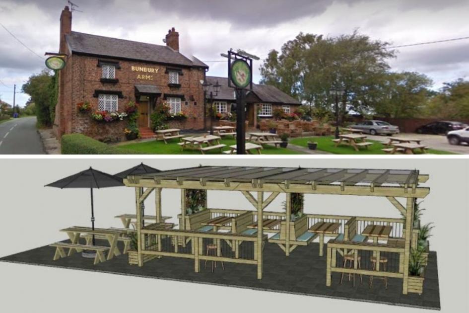 Cheshire's Bunbury Arms pub gets go-ahead for beer garden plans | Chester and District Standard 