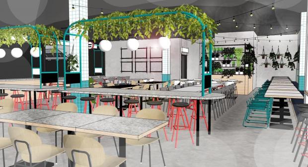 Chester and District Standard: A graphic illustration of what the new foodhall could look like