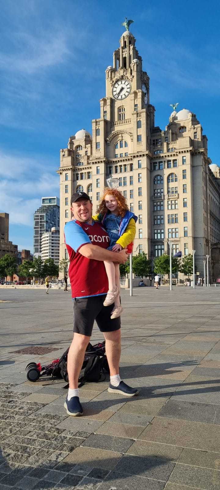Aston Villa super fan, David Hill, took on an 80-mile walking challenge in support of football fans with terminal illness