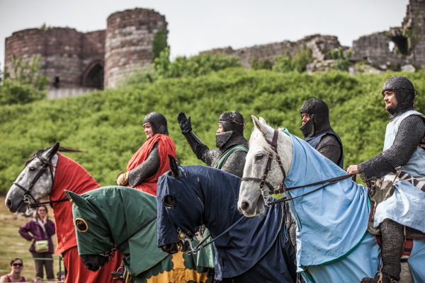The Knights' Tournament returns to Beeston Castle.  Photo: English heritage.
