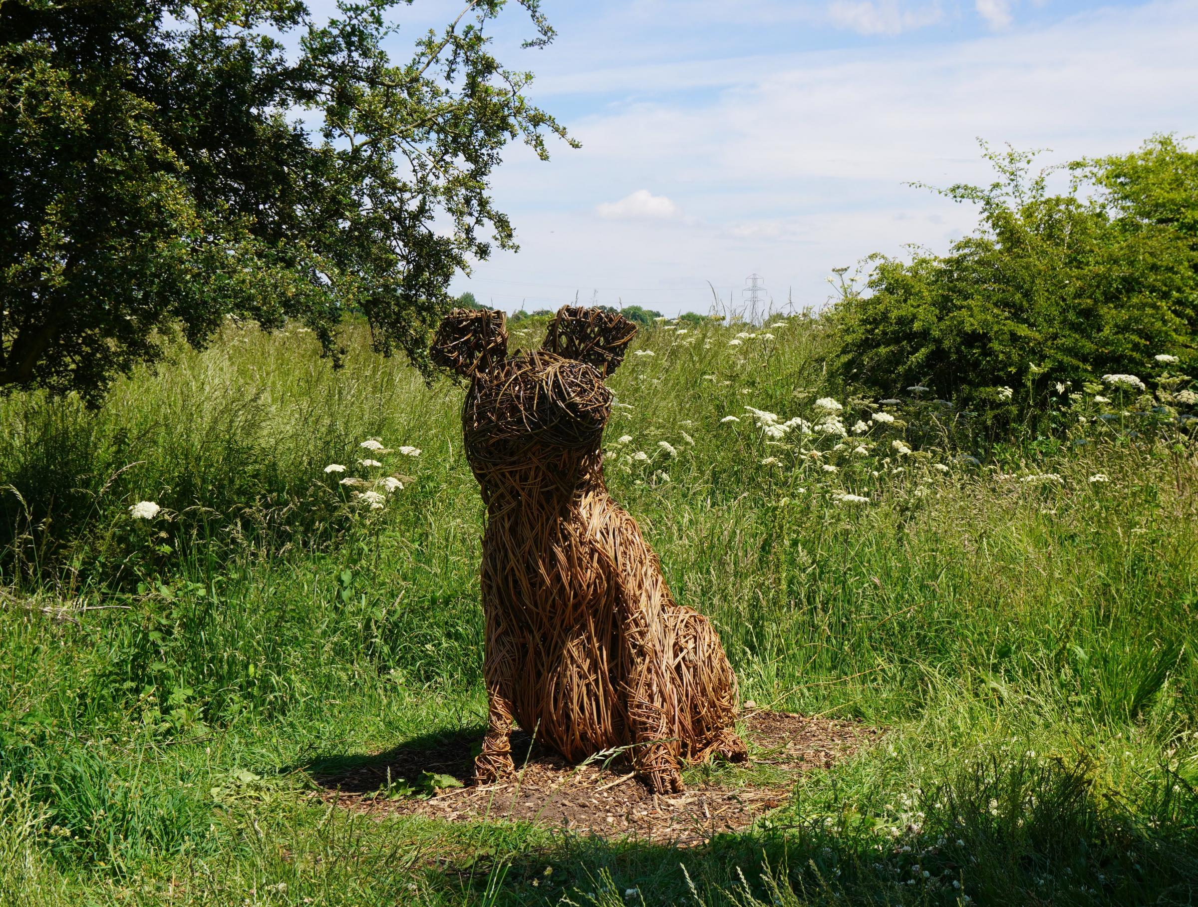 What the willow pig sculpture, designed by Twig Twisters, should look like.