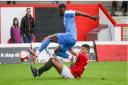 Action from Chester's 4-1 pre-season friendly defeat at FC United of Manchester. Pictures: RICK MATTHEWS