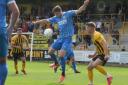 Action from Chester's 1-1 draw at Boston United. Pictures: RICK MATTHEWS