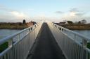 The Ferry Lane footbridge.