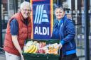 Aldi stores donated more than 40,000 meals to struggling families in the recent school summer holidays.