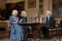 Her Royal Highness the Duchess of Cornwall, Dame Joanna Lumley, Aphra Brandreth and Gyles Brandreth, Chancellor of the University of Chester.