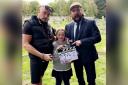 Summer-Joules Saunders has been busy this year being involved in a new feature film The Angel of the North, with director Sean Cronin (left) and .