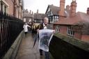City of Chester MP Samantha Dixon joined campaigners and councillors on the City Walls. Pictures: Jeff Price Photography.