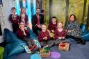 Pictured with Redrow's Rob McCann and teacher Andrea Wiiliamson are pupils Tommy, Ava, Polly, Jake, Jack and Nancy.