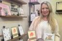 Sabrina Cowley returns to Knutsford Market Hall with a new card stall