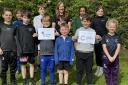 Pupils at Little Sutton CE Primary took on a mini marathon challenge this week.