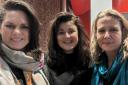 Left to right: Nicola Haigh Community Manager at Storyhouse; Una Meehan and Dr Dawn Llewellyn.