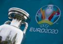 The Euro 2020 proze - the Henri Delaunay Cup. Copyright holder:PA WIRE. Picture by:Kirsty O'Connor
