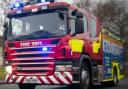 Firefighters were called to a crash in Sealand Road.