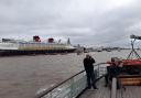 Hundreds watch maritime tribute to the Queen on River Mersey