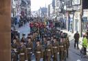 The 1st Battalion the Mercian Regiment march through Chester in 2018. (David Sejrup)