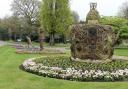 Cheshire West and Chester Council's Grosvenor Park display to commemorate the King's Coronation.
