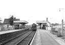 Beeston Castle and Tarporley Station could soon be back on track. Pictured, the station in 1961.
