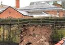 A collapse in Chester's historic City Walls