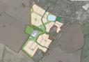 The proposed housing and school site in Halebank, Widnes. Image from planning documents by Harworth