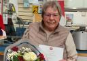 Helen Rimmer MBE has received a Long Service Award from the Post Office.