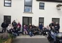 The Robbers Dogs biker's club visited a Chester care home to pick up a large donation of Easter eggs.