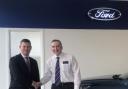 Ellesmere Port MP Justin Madders and Managing Director of M53 Ford, Phil Vaill.