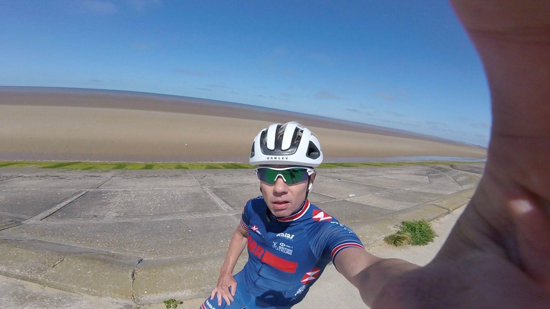 Champion cyclist Rik Waddon is thanking the North West Air Ambulance charity for helping save his life.
