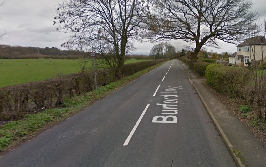 Burford Lane will have two speed limit changes on the road - Picture: Google Maps