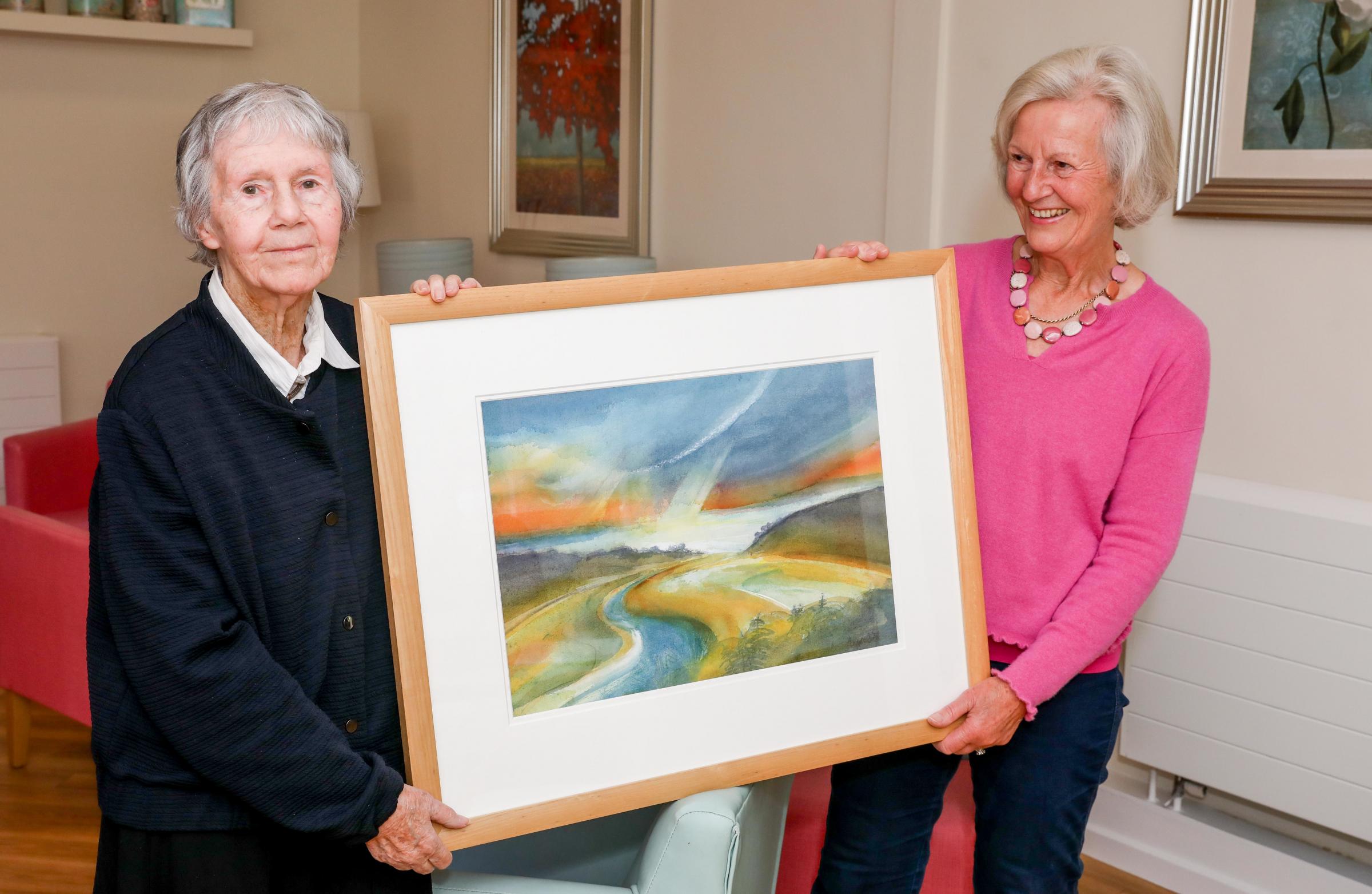 Pendine Park, Hillbury Care Home, Wrexham Artist Angela Scott is organising an art exhibition in aid of the Alzheimers Society and Hillbury Care Home at her studio at Sadylt Home Farm. Angelas sister Jenny Holbrook 90 is a resident at the home and