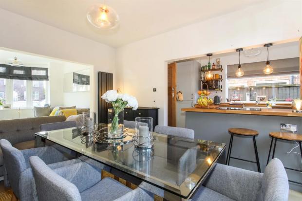 Chester and District Standard: This semi-detached home in Rudheath has been transformed into a stunning open plan space