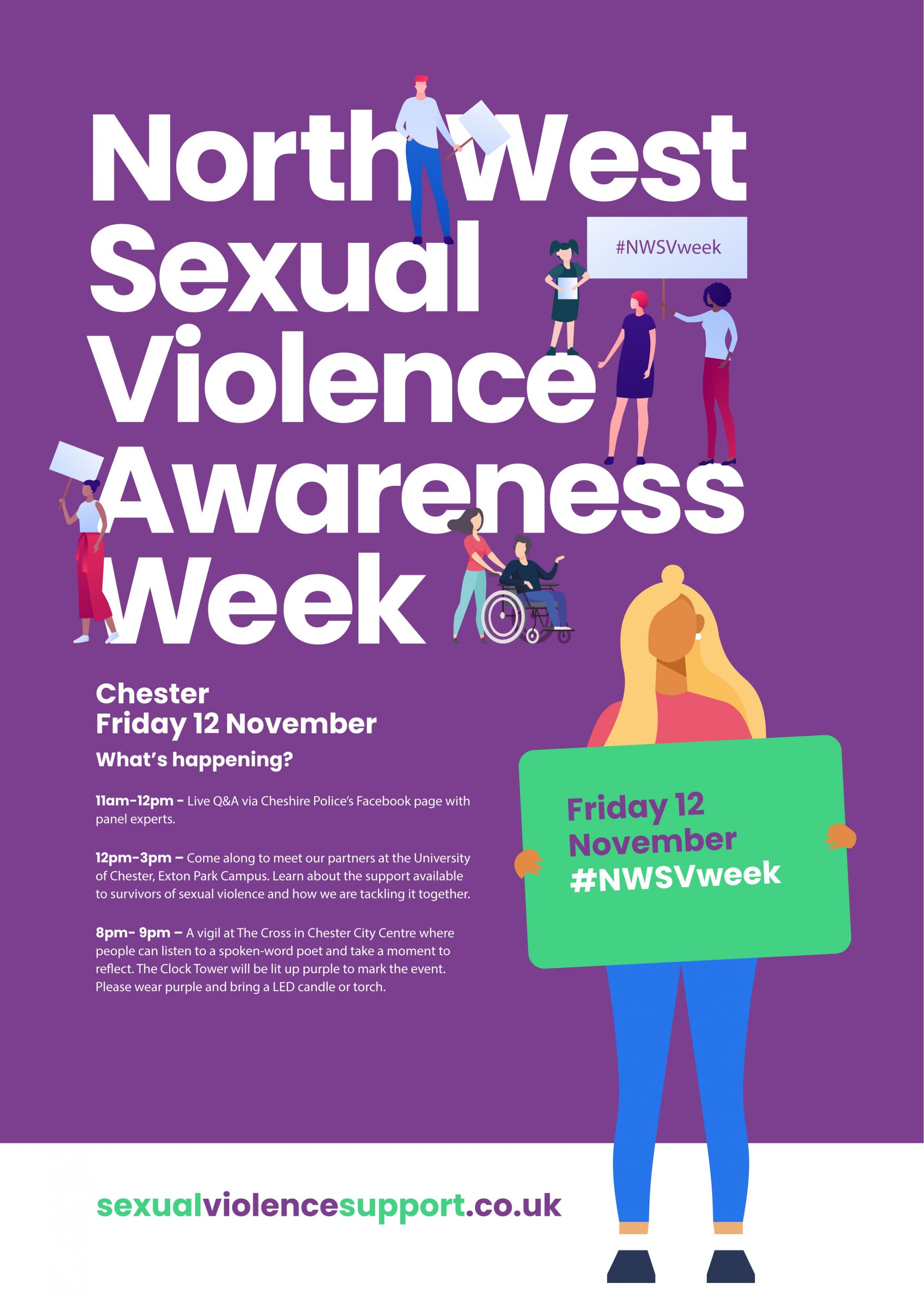 The North West Sexual Violence Awareness Week is running throughout this week.