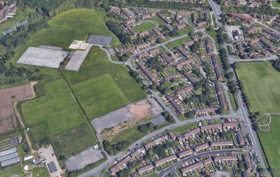 The site where the proposed new education facility in Ellesmere Port would be. Picture: Google.
