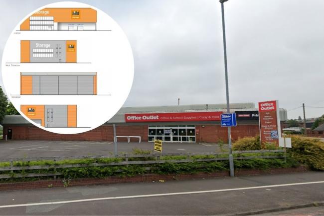 Lok'n'Store has submitted plans for a self-storage business at the former Office Outlet store on Sealand Road.