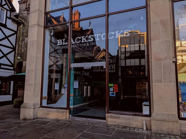 Blackstocks fish and chip shop has closed after 10 years in Chester's city centre